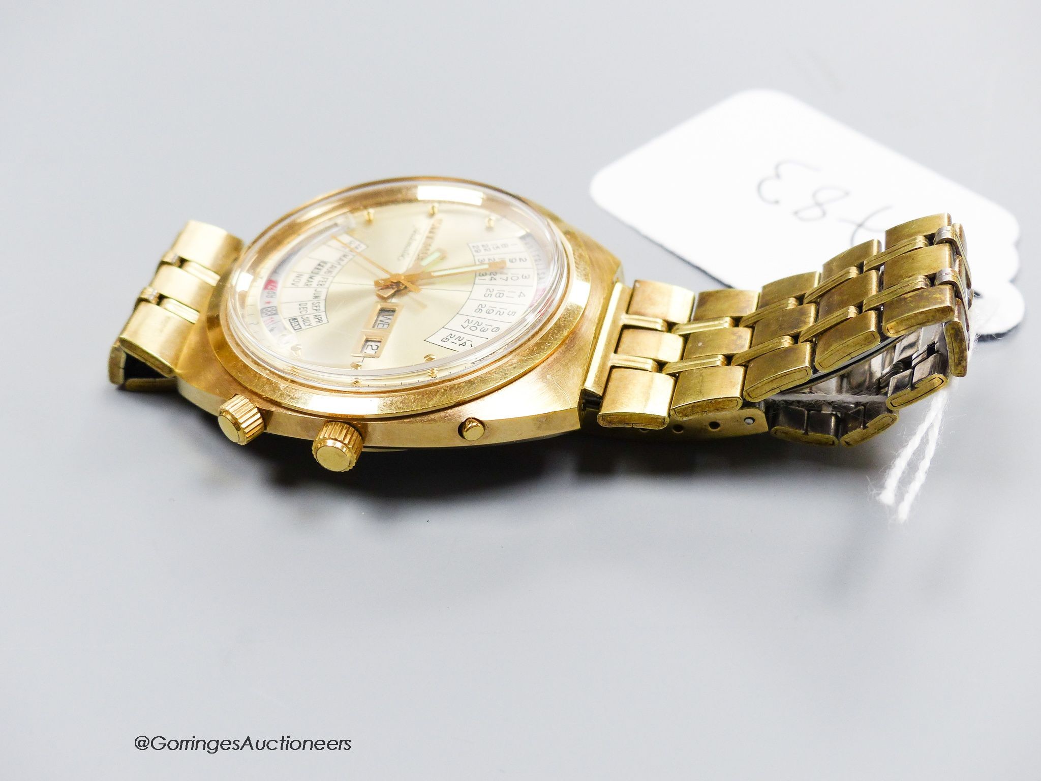 A gentleman’s gold plated Wittnauer automatic wristwatch